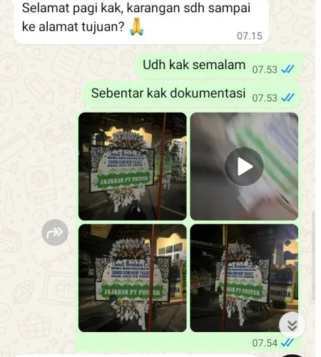 Pengiriman Papan Bunga Selamat Stasiun Manggarai
